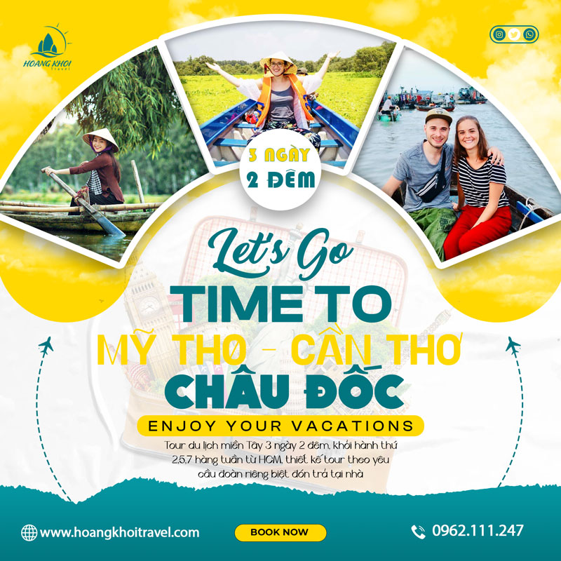 Tour Du Lịch Miền Tây (3 ngày 2 đêm) khởi hành hàng ngày